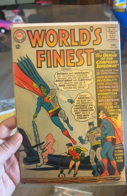 World's Finest Comics #142 (1964) Superman and Batman and Robin 