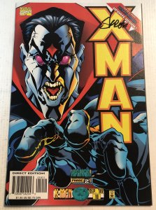 X-Man (1996) #19 Onslaught Phase 2 VF/NM Signed Skroce ~ Marvel Comics