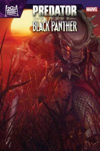 PREDATOR VS BLACK PANTHER #2 (OF 4) 1:25 RAHZZAH VARIANT (NEAR MINT)