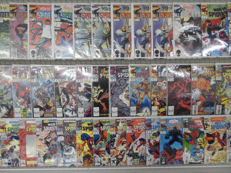 Complete Set Web of Spider-Man #1-129 Plus All Annuals!!! Avg. VF Condition!