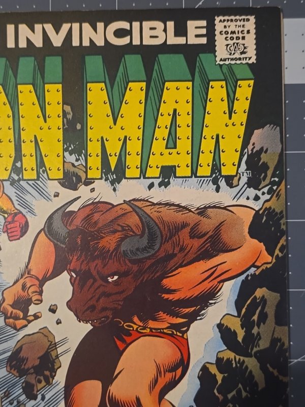 Invincible Iron Man #24 (Apr-1970) Marvel — Madame Masque & Minotaur Cover