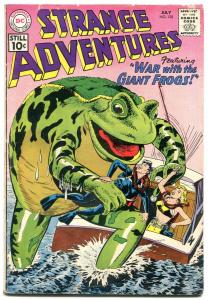 Strange Adventures #130 1961- War with Giant Frogs- DC Sci-fi Silver Age