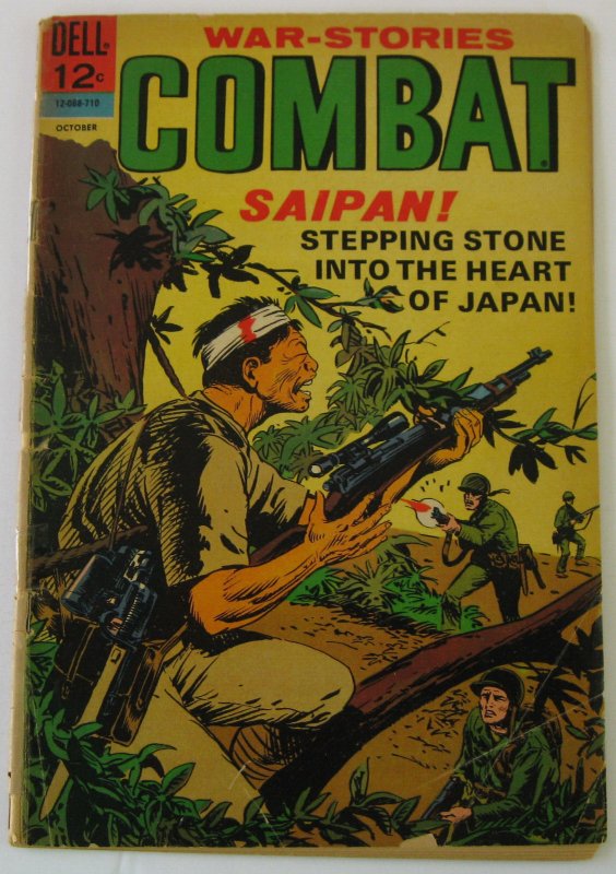 Combat #26 (Oct 1967, Dell), G-VG condition (3.0), Battle of Saipan featured 
