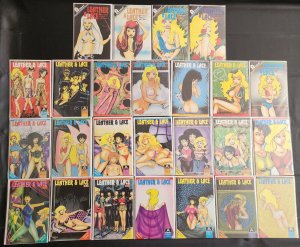 Leather & Lace #1-25 Complete Run / Set Aircel 1989 Avg VF