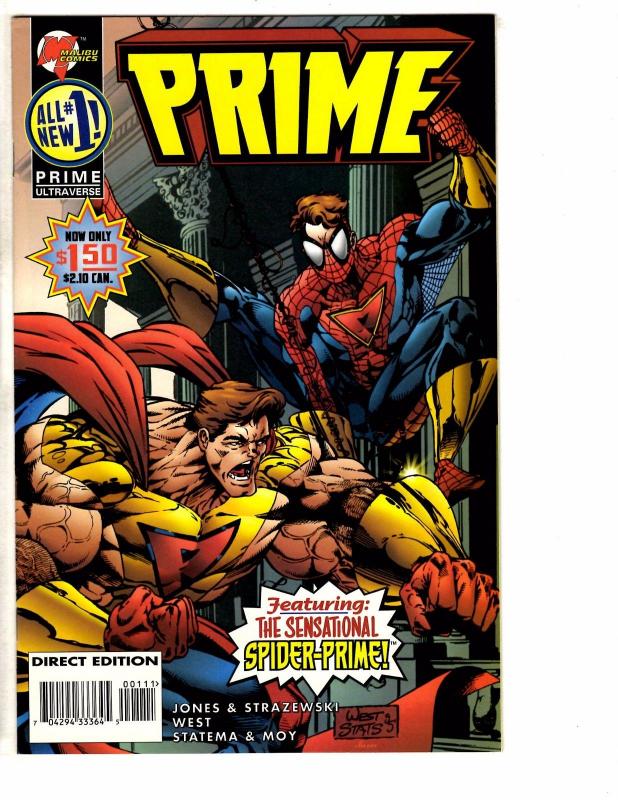 9 Prime Malibu Ultraverse Comic Books #1 (5) (2 Different Covers) 2 5 6 9 J206