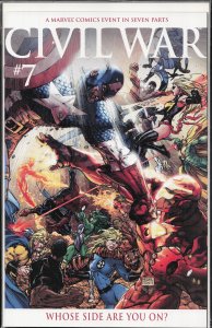 Civil War #7 Turner Cover (2007) Iron Man [Key Issue]