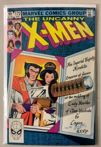 Uncanny X-Men #172 Direct Marvel 1st Series (6.0 FN) (1983)