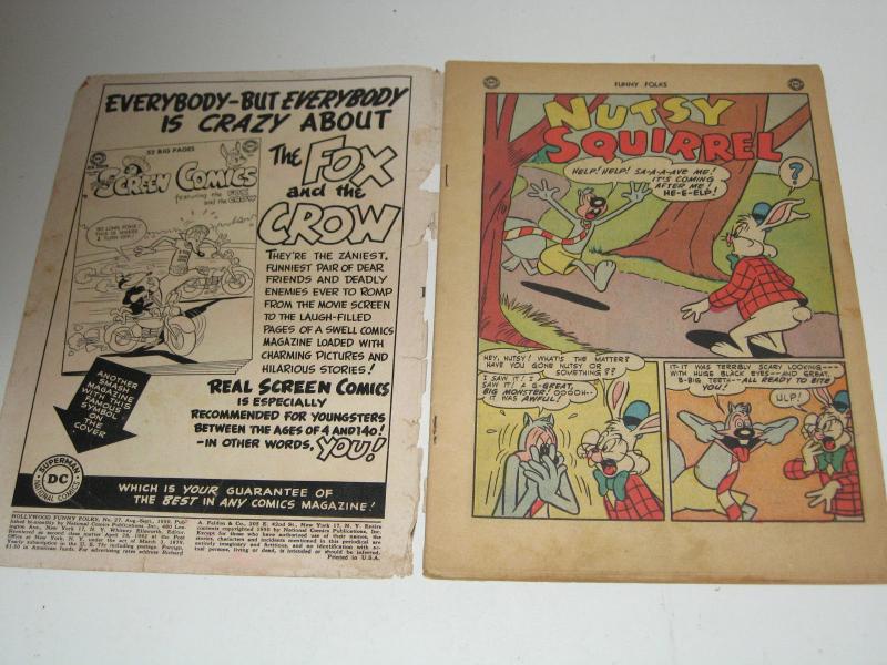 Hollywood Funny Folks #27 (Aug-Sep 1950, DC) - Good Condition