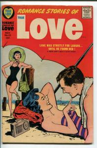 TRUE LOVE #52 1958-HARVEY-SWIMSUIT COVER-BOB POWELL-FEMALE POSES-vg minus