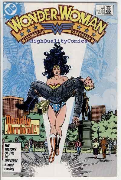 WONDER WOMAN #3, VF+, Perez, Good Girl, Amazons,1987, more WW in store