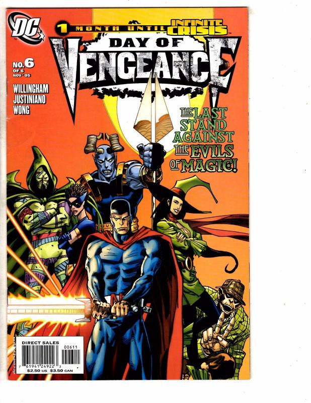 6 DC Comics Day Of Vengeance # 1 2 6 + Black Canary # 2 3 4 Batman Flash J220