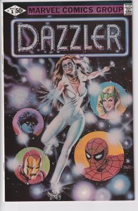 DAZZLER #1 (Mar 1981) NM 9.4, off white! First direct only comic!