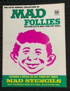 1967 MAD FOLLIES Magazine #5 FN+ 6.5 Alfred E Neuman NO INSERT