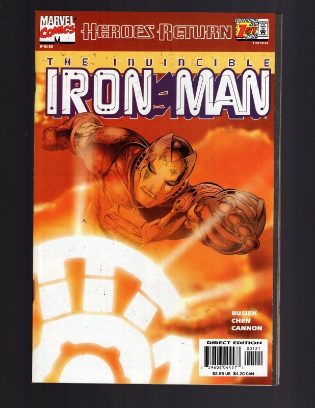 Iron Man #1 Direct Edition (Sunburst) (1998) / ID#03