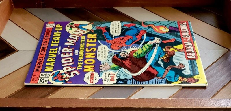 Marvel Team-Up #36 FN+ (Marvel 1975) Spider-Man + The Frankenstein Monster! 