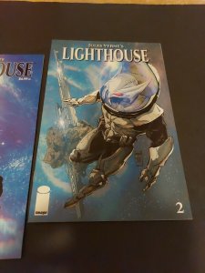 JULES VERNE'S Lighthouse Sci-Fi Shadowhawk variant 1 2 Hine Haberlin NM
