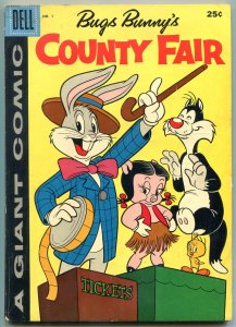 Bugs Bunny's County Fair #1  1957 -   -VG - Comic Book