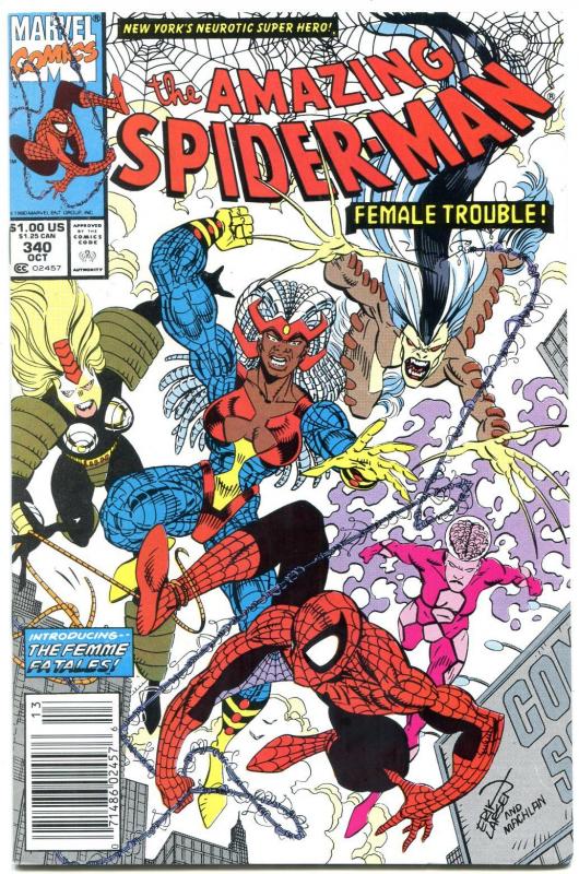 AMAZING SPIDER-MAN #340 1990-MARVEL COMICS-NM NM