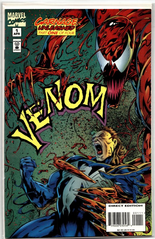 Venom: Carnage Unleashed #1 (1995) Venom