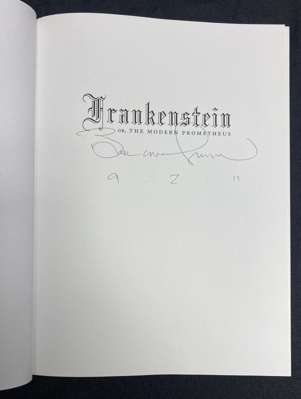 Frankenstein Mary Shelley Hardcover (EX) 2008 Signed by Bernie Wrightson w COA