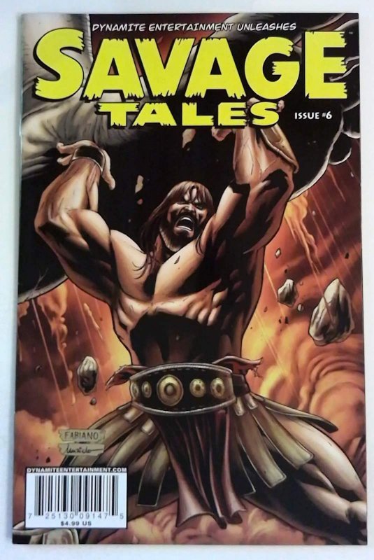 Savage Tales #6 Dynamite Entertainment (2008) VF/NM 1st Print Comic Book