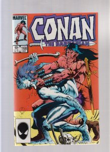 Conan The Barbarian #168 - Direct Edition - Uncirculated (7.5/8.0) 1985