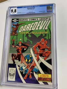 Daredevil 174 Cgc 9.8 White Pages 1st Hand Frank Miller Marvel 2061441017