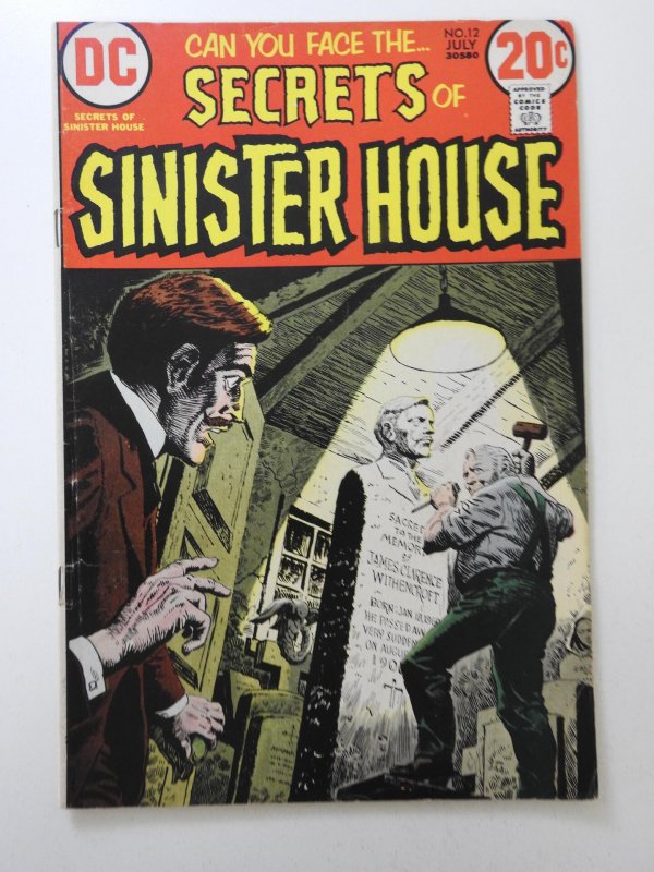 Secrets of Sinister House #12 (1973) Sharp VG+ Condition!