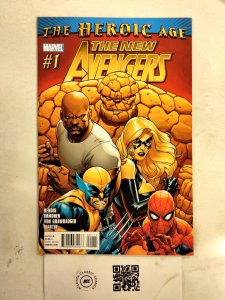 The New Avengers #1 VF-NM Marvel Comic Book The Heroic Age 22 TJ80