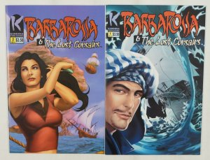 Barbarossa & the Lost Corsairs #1-2 VF/NM complete set Brian Augustyn ; Kandora
