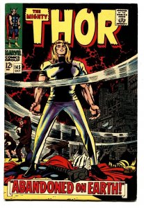 MIGHTY THOR #145 comic book 1967-MARVEL COMIC-JACK KIRBY-VF+