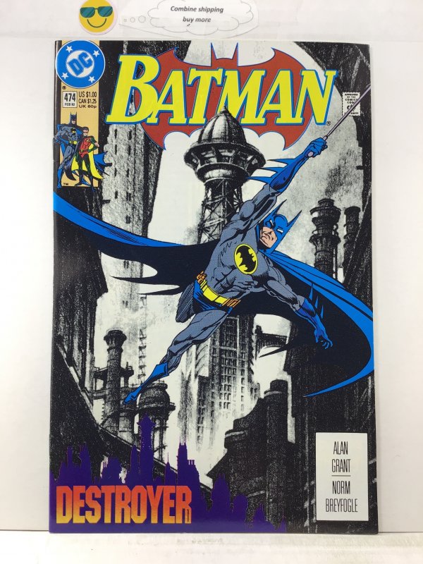 Batman #474 (1992)NM Destroyer