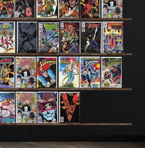 Huge Lot 150+ Comics with Silver Surfer, Shadowman & More!