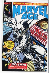 Marvel Age #74 (1989) Moon Knight