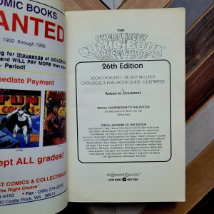 OVERSTREET COMIC PRICE GUIDE 26th Ed (Paperback 1996) Harris Justice League Cvr