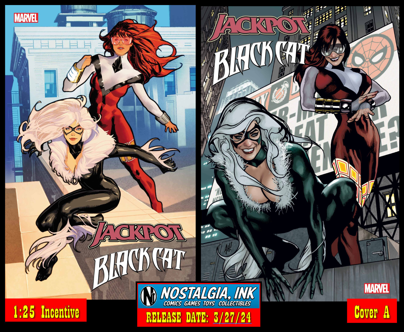 Jackpot Black CAT #1 CVR a 1:25 Villalabos VAR Presale