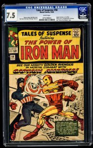 Tales of Suspense #58 (1964) CGC Graded 7.5 - Cap vs. Iron Man!