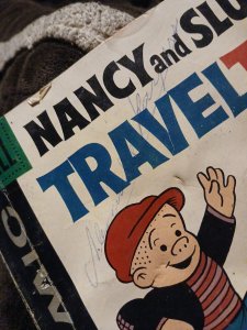 Nancy and Sluggo Travel Time #1 Dell Comics 1958 Silver Age Giant Sized