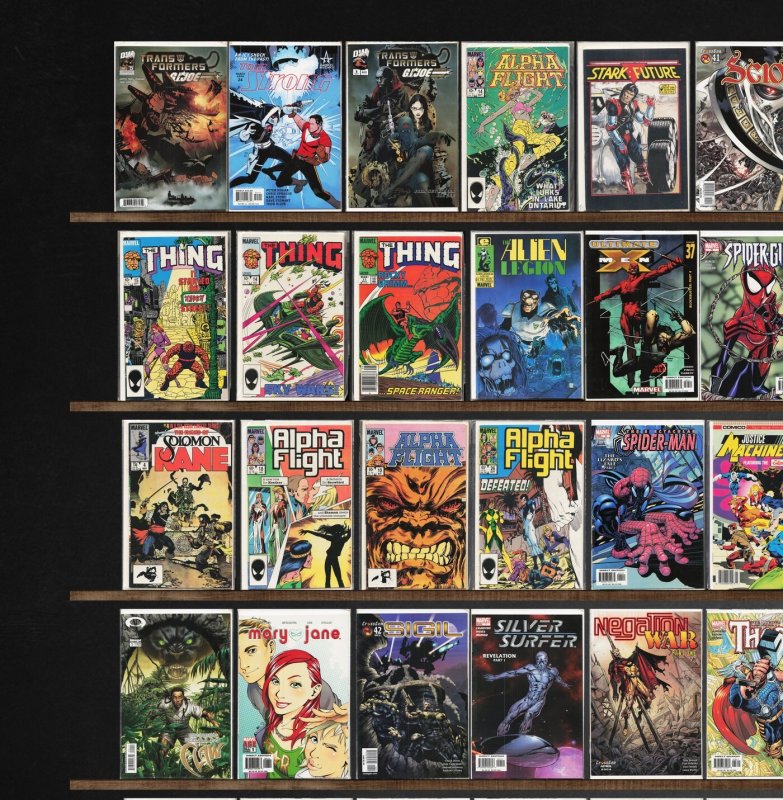 Huge Lot 150+ Comics with Alpha Flight, Thor, Camelot 3000 & More!