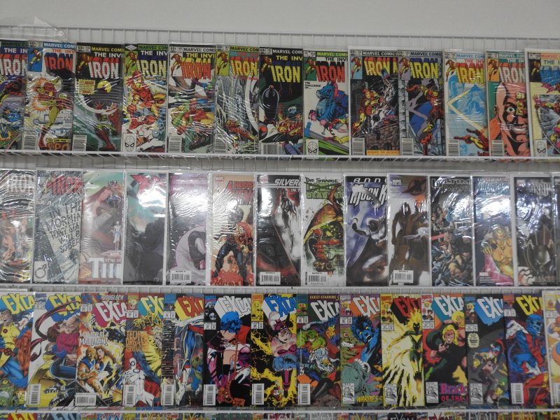Huge Lot 150+ Comics W/ Iron Man, Excalibur, X-Force, +More! Avg FN/VF Condition