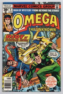 Omega The Unknown # 9 (Marvel, 1977) VG