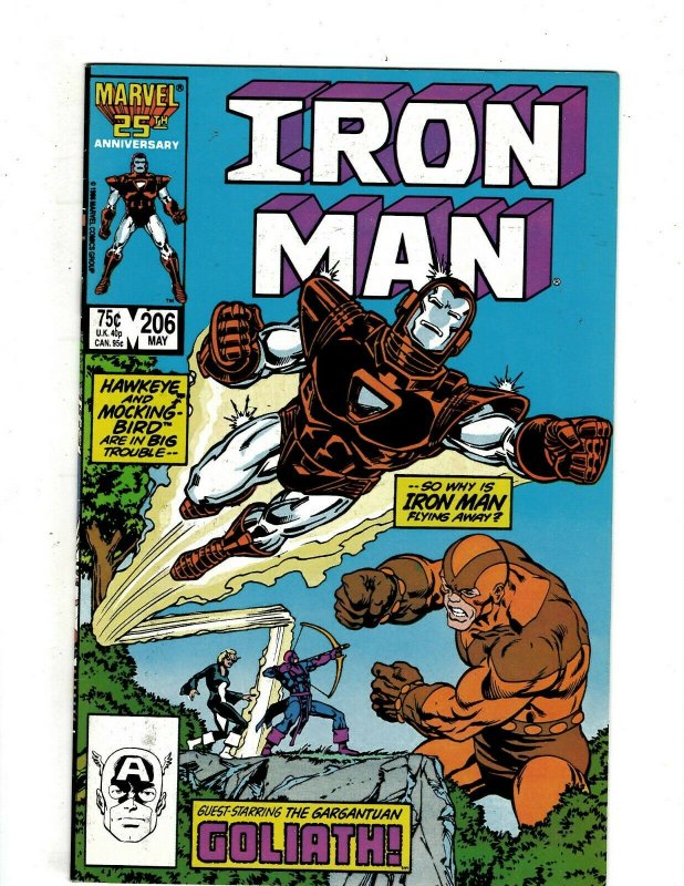 10 Iron Man Marvel Comics # 196 197 198 199 201 202 203 204 205 206 Stark J451