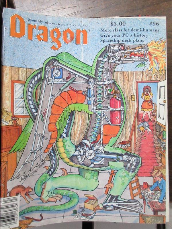 A Binder of Dragon RPG Magazines #96-110 Lot Classics Monthly Adventure Aid