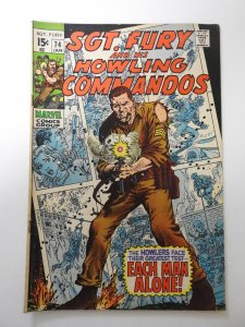 Sgt. Fury #74 VG+ Condition