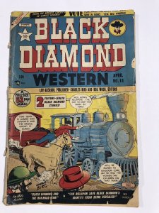 Black Diamond Western 18 GD Good 2.0 Lev Gleason Publications