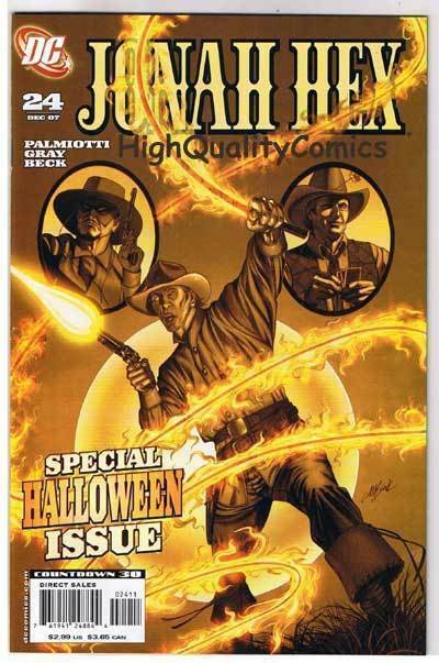 JONAH HEX #24, NM+, Justin Gray, Palmiotti, Halloween, 2006, more JH in store