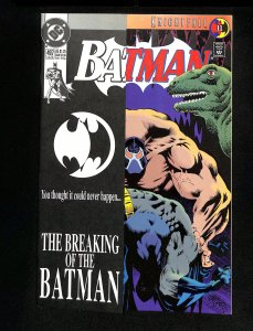 Batman #497 Bane Breaks Batman's back!