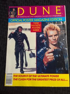 1984 DUNE Official Poster Magazine #1 VG/FN 5.0 Frank Herbert David Lynch