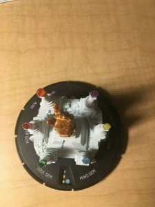 Marvel Heroclix Infinity Gauntlet Dial with Gems and Feat Cards Thanos MFT4