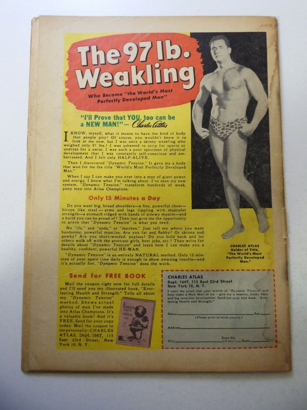 Weird Fantasy #14 (1952) GD+ Cond moisture stains, 1 1/2 cumulative spine split